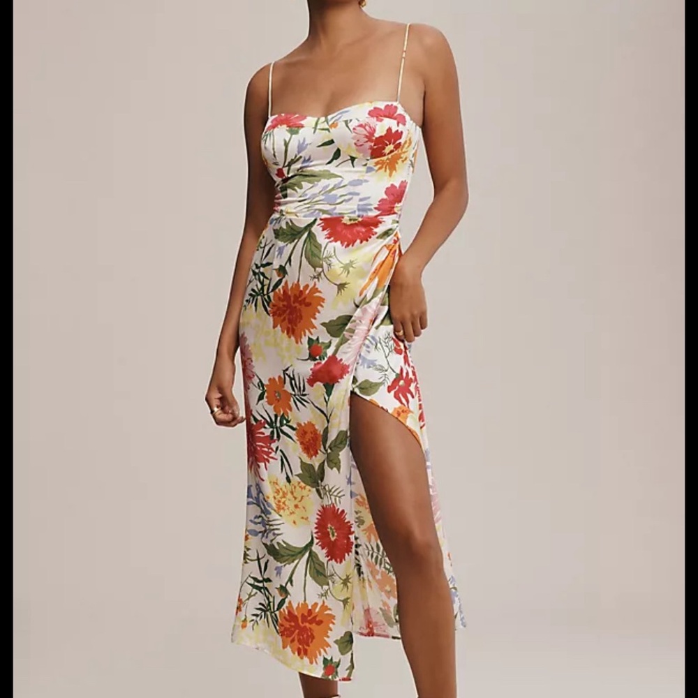 Reformation Marguerite Silk Dress (Fabrizia, Size 8)